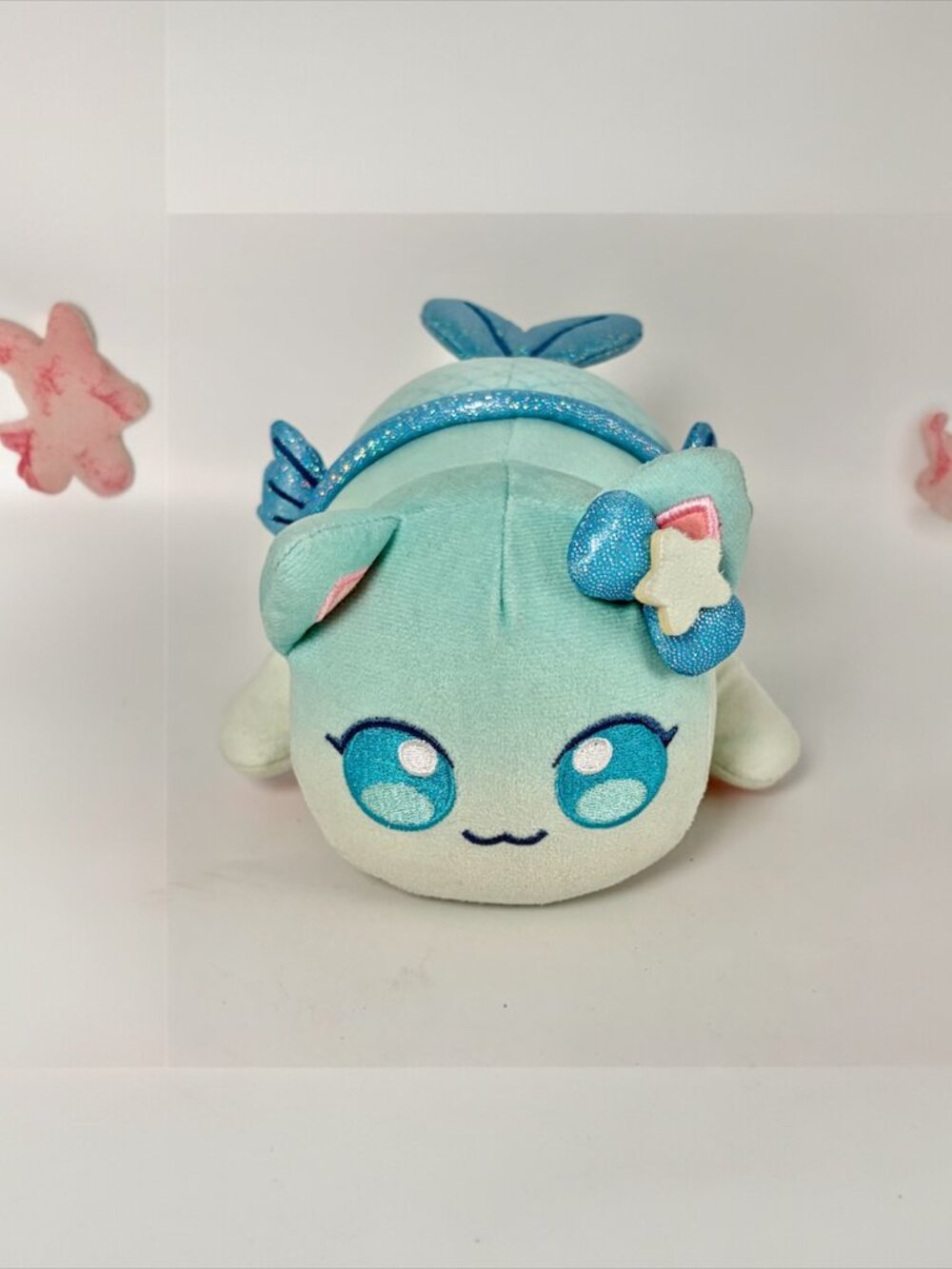 Aphmau MeeMeows Blue Mermaid Cat Plush - Warren James 6"
